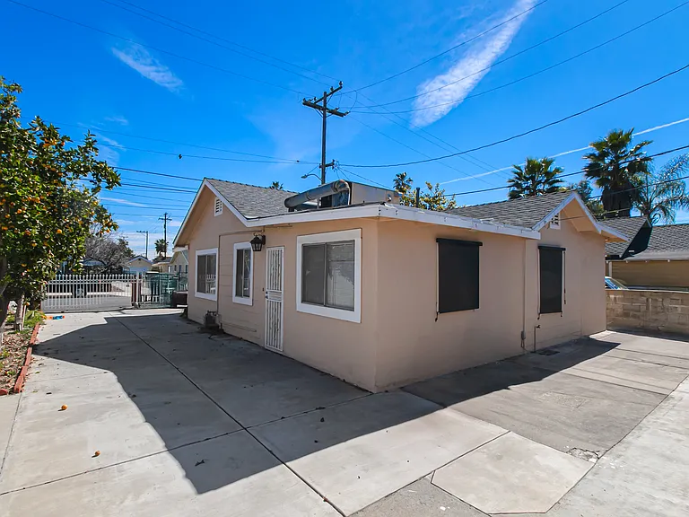 Backside of Unit