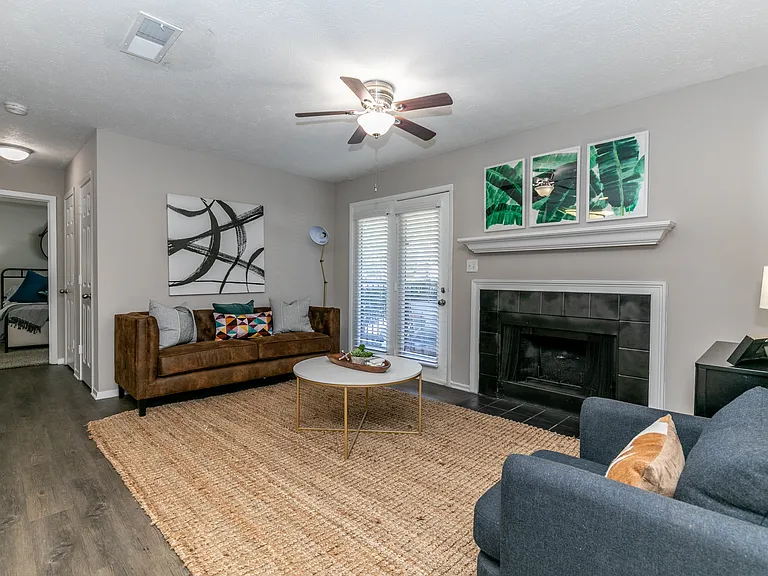 Living Room with Fireplace.