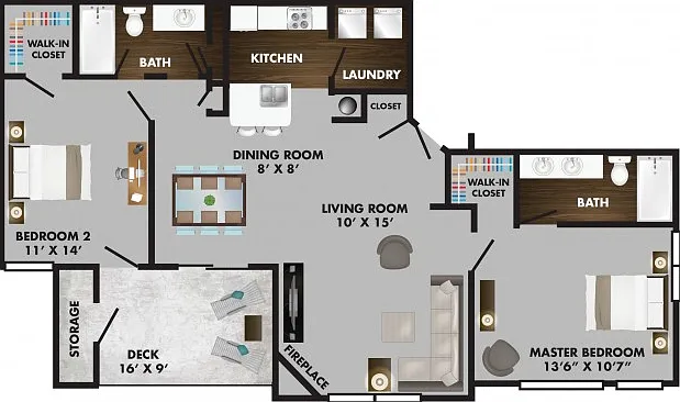 Starmount with Deck - 2 Bed 2 Bath Starmount with Deck - 2 Bed 2 Bath