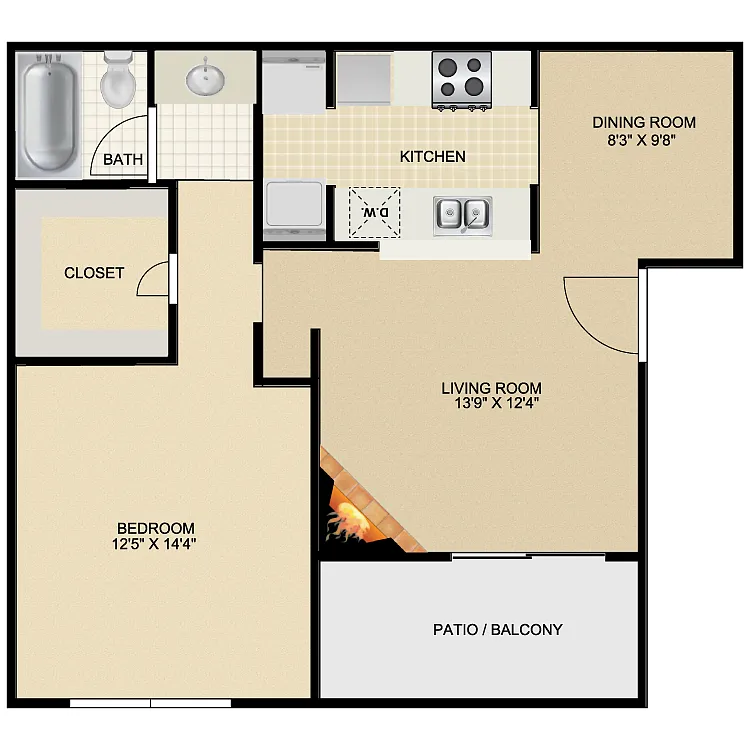 Floor plan Lavaca