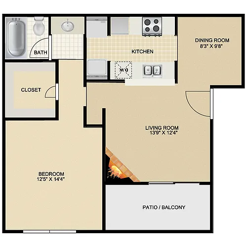 Floor plan Lavaca