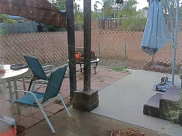 Huge backyard