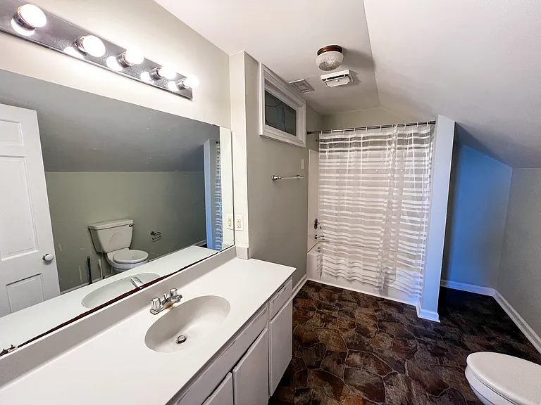 Bathroom connected to bedroom