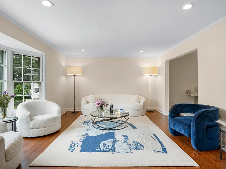 Bring the outside with these large windows in the formal Living Room.