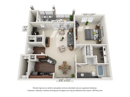 Floor plan The Lookout Deck