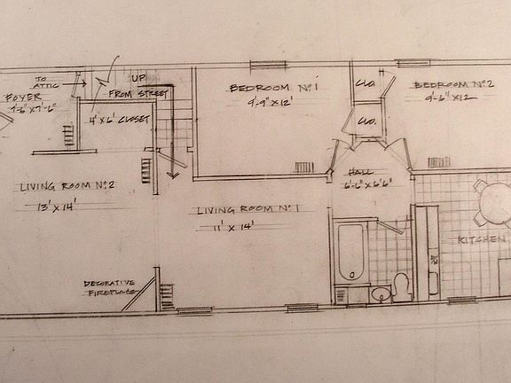 The floor plan.