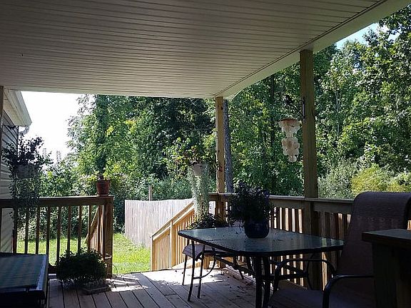 deck showing rear
