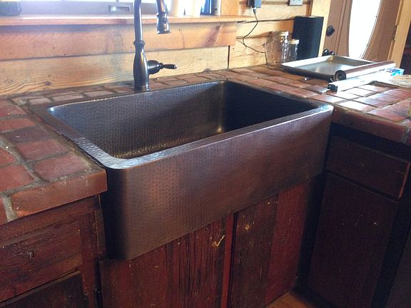 Hammered Copper Farmhouse si