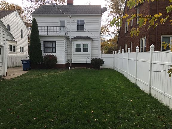 Fenced in  back yard