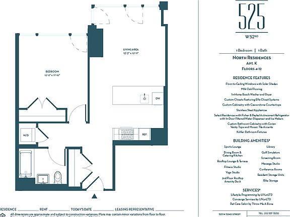 2nd image of 525 W 52nd St APT 8KN