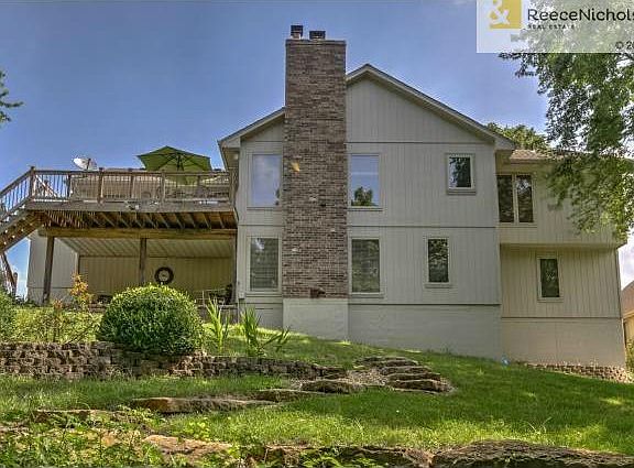 Back view of home