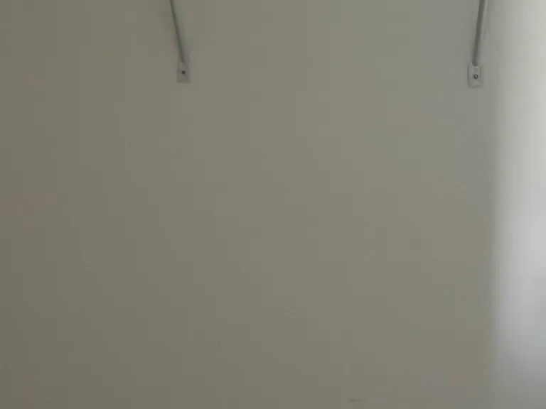 Dedicated closet storage with a wire shelf and hanging rod to keep clothing and essentials neatly organized.