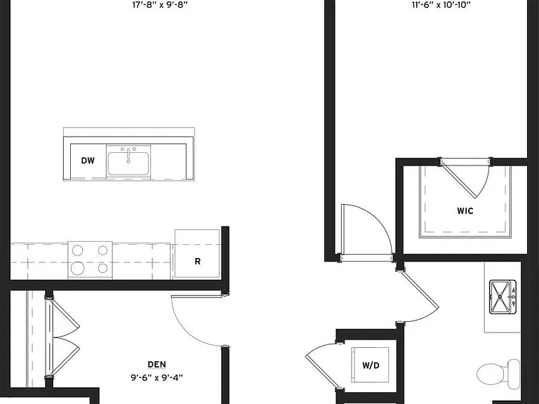B8 floor plan Beach Street Landing