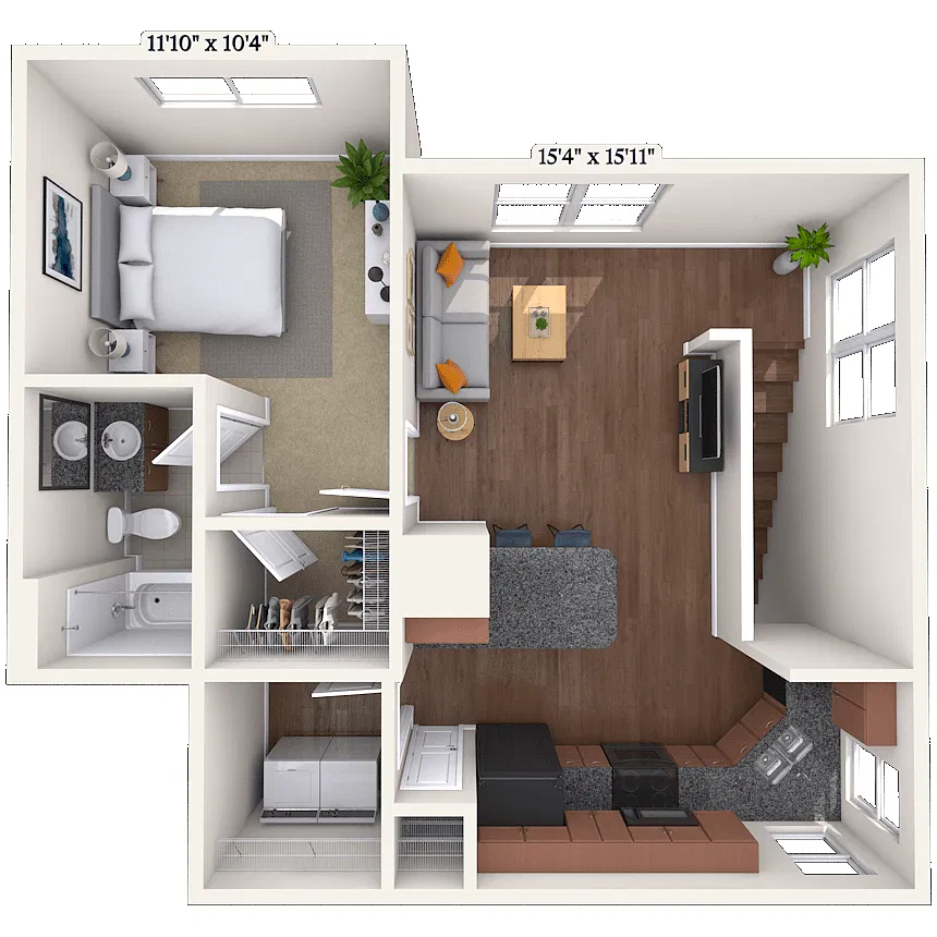 Floor plan 11B Floor plan