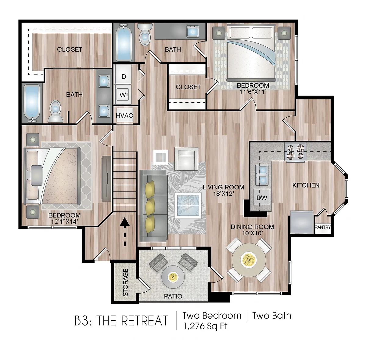 Floor plan The Retreat