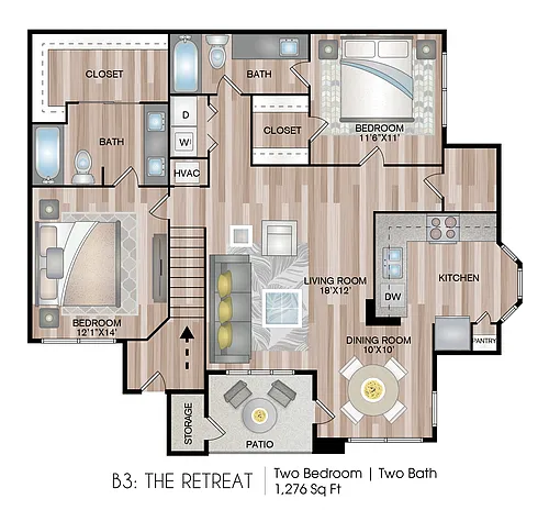 Floor plan The Retreat