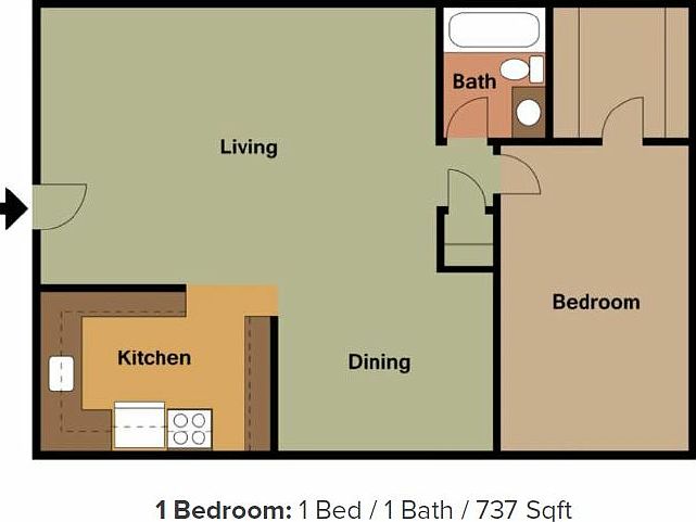 2nd image of 526 Walnut Pkwy #3-218