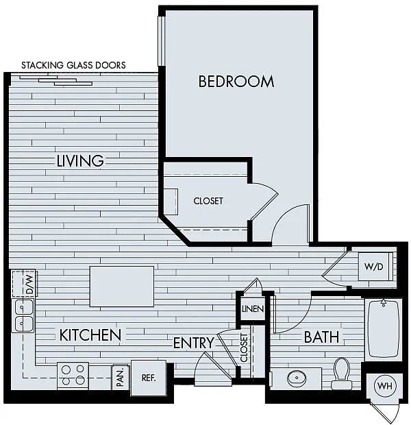 Floor plan Vantis Plan 1E