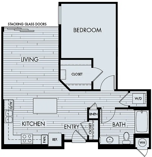 Floor plan Vantis Plan 1E