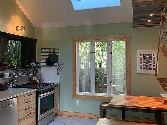 skylight over breakfast nook