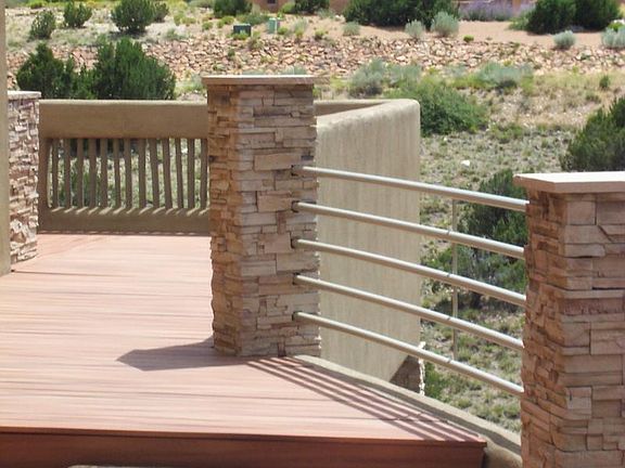 wrap-around deck