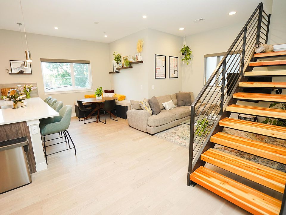 Main floor living and dining