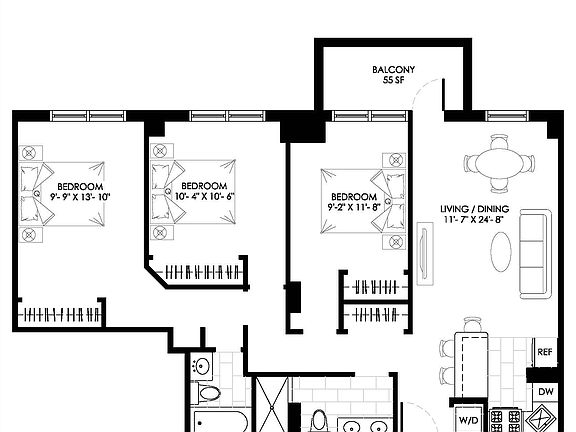 2nd image of 50 W 97th St APT 12A
