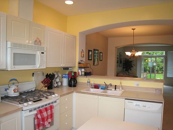 kitchen with view into livingroom