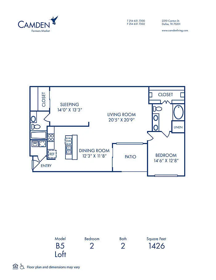 Floor plan B5 - Loft