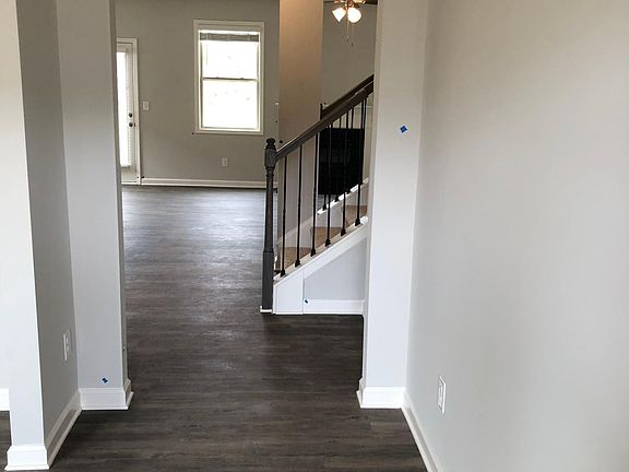 Wide entrance hallway