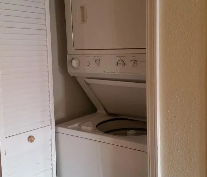 Washer & Dryer INSIDE Unit