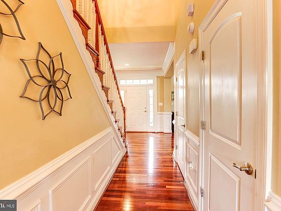 Gleaming cherry hardwood floors