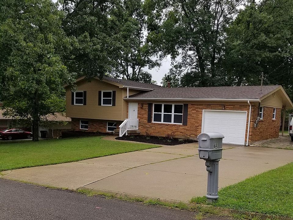 Home with new landscaping