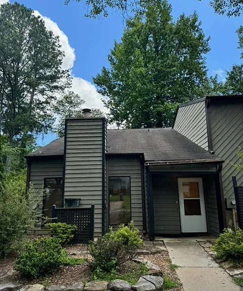 Front of apartment
