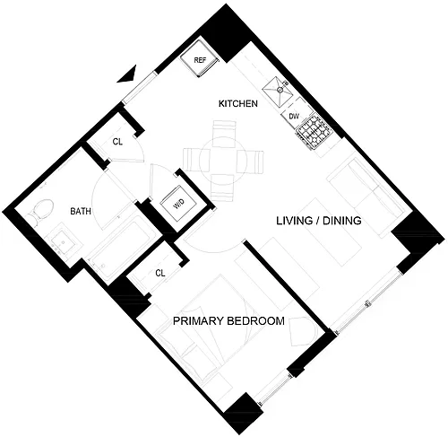 Floor plan 603-903