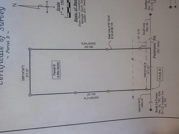 0 Peterson Rd, Osseo, MI 49266