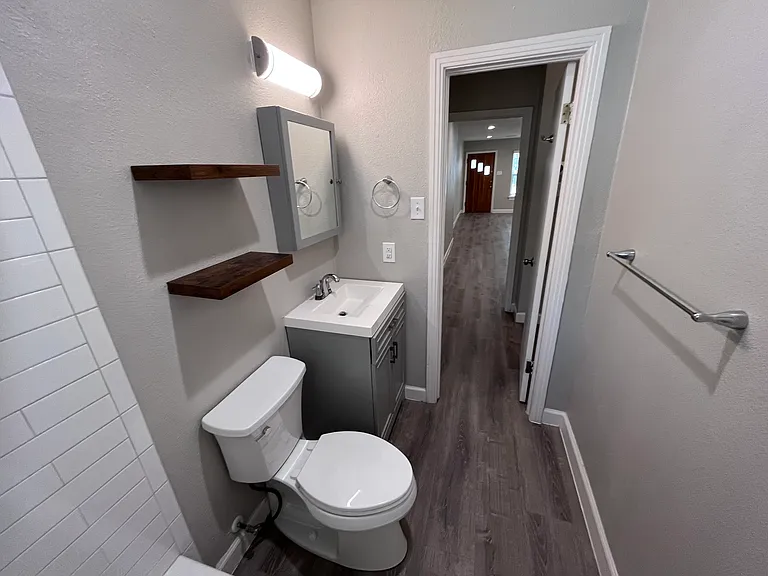 2nd (Hall Bathroom) has a bathtub
