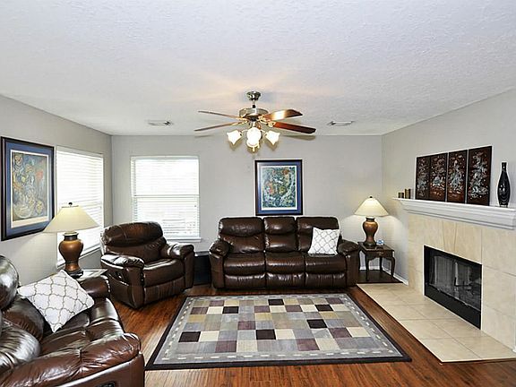 Great open living space with fireplace!