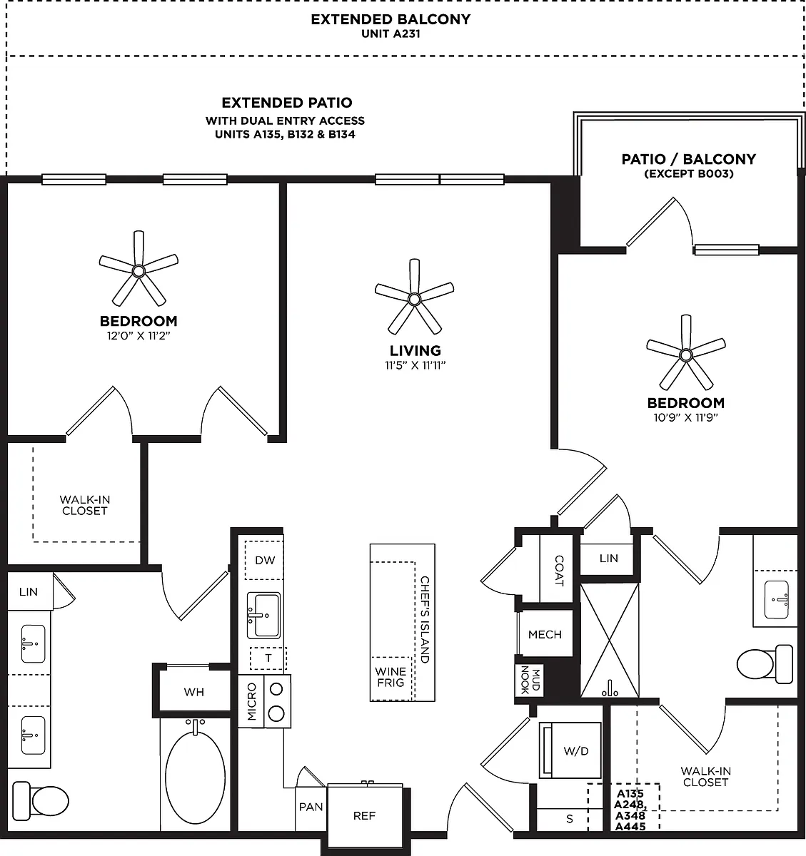 Floor plan B8 Extended