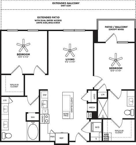 Floor plan B8 Extended