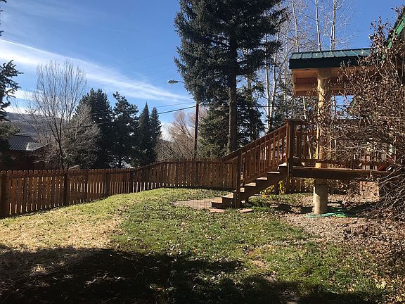 Fenced in front yard