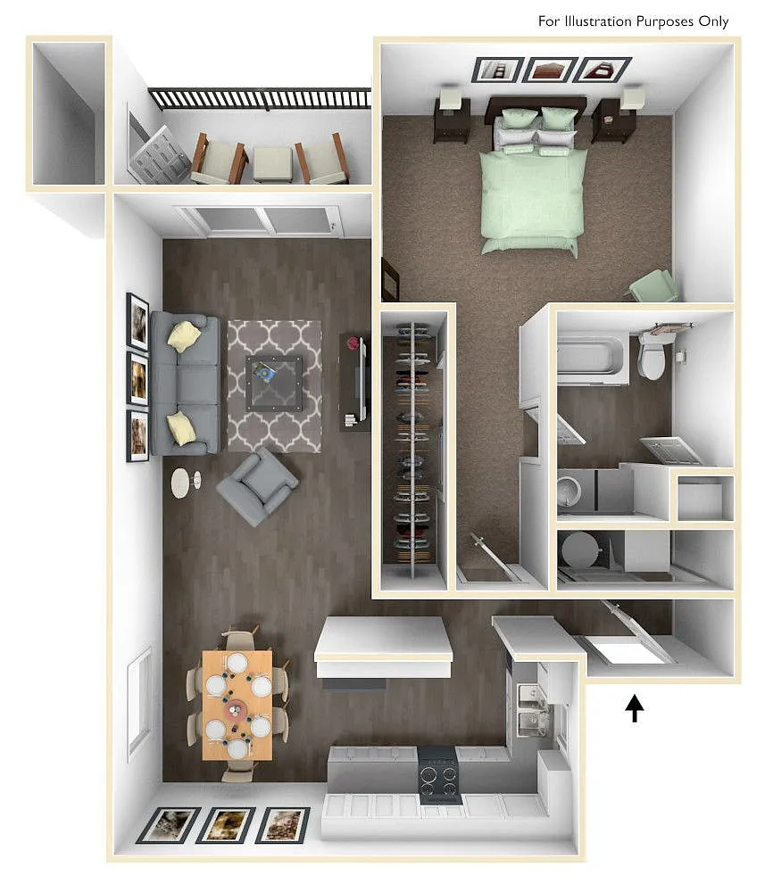 Floor plan Tillamook