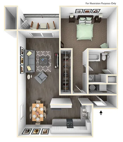 Floor plan Tillamook