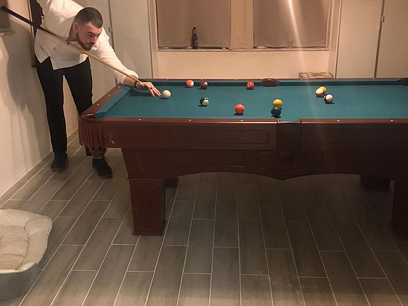 Looking towards front window