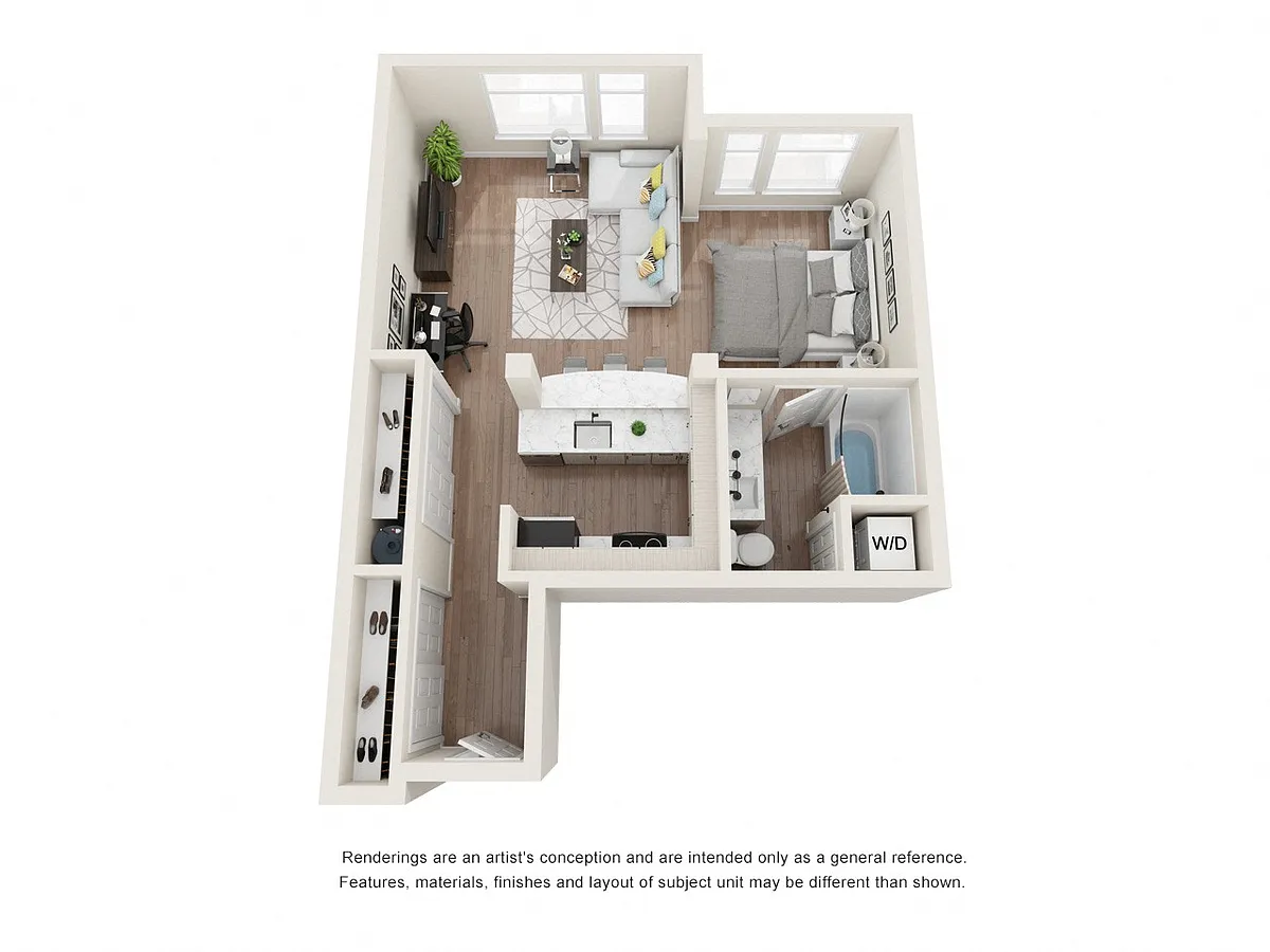 Floor plan Studio O