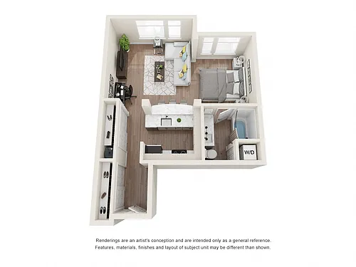 Floor plan Studio O
