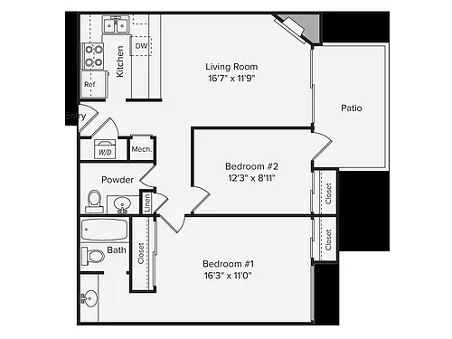 Floor plan B1
