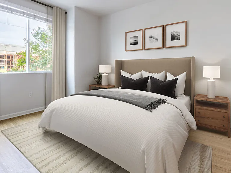 Bedroom with Hard Surface Flooring