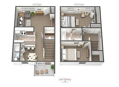 Floor plan 2-1.5TH