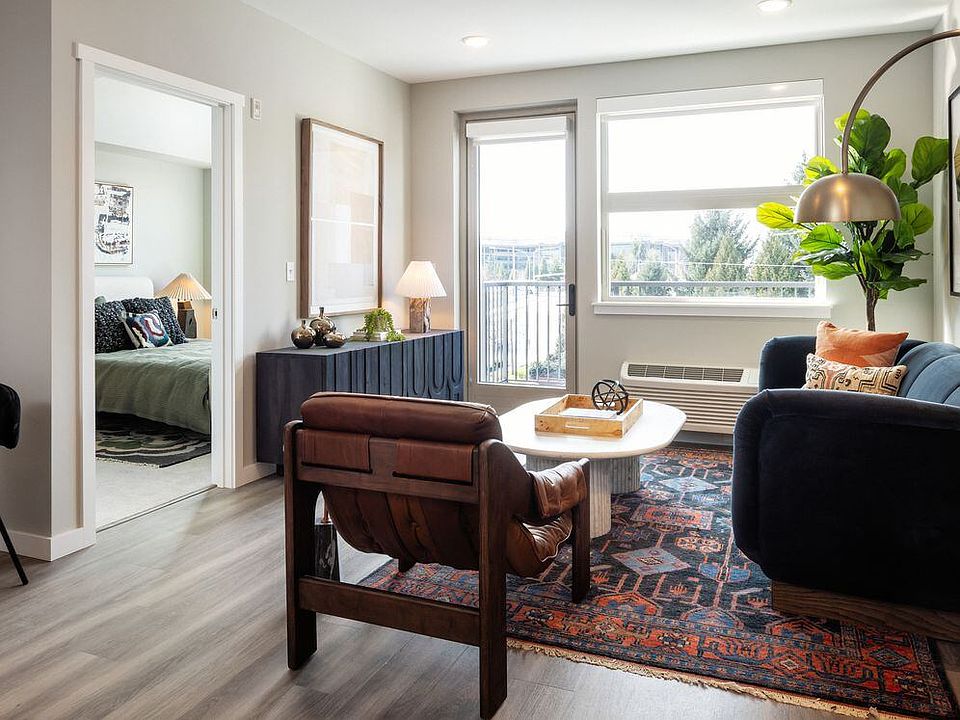 Living area with air conditioning in every unit